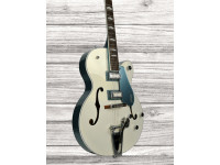 Gretsch   G5420T-140 Electromatic 140th Double Platinum Hollow Body with Bigsby Laurel Fingerboard, Two-Tone Pearl Platinum/Stone Platinum